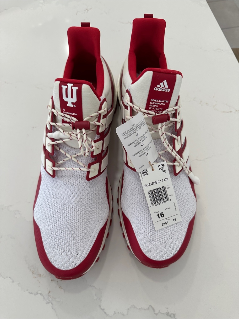 Adidas Men’s Ultrabiost 1.0 ATR Sneakers with IU Logo Sz 16